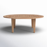 Round Teak Outdoor Dining Table