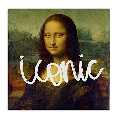 Iconic Classical Portrait Canvas Wall Art by Ashley Singleton