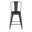 Tabouret à hauteur de comptoir toutes saisons avec siège en résine polyester Brinya-1772882666-1772882664