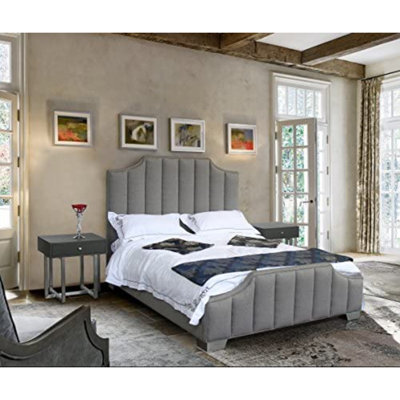 Quitaque Queen Upholstered Low Profile Sleigh Bed -  Willa Arloâ¢ Interiors, EF8EF587E98E450AB66CAF5730CEB5B5