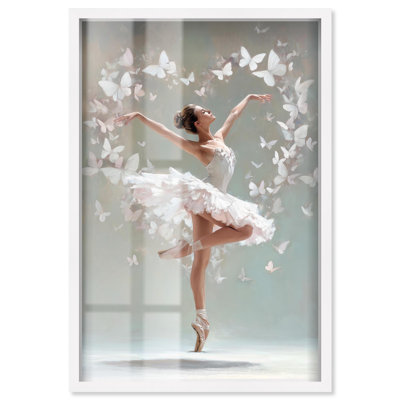 «Flutter Ballerina Glam Art Shadowbox» par Art Remedy