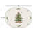 Spode Christmas Tree Sculpted Octagonal Platter