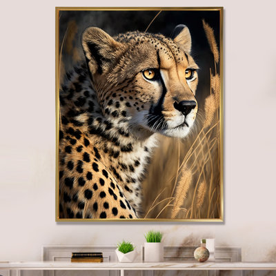 Majestic Cheetah in Savanna Plains I - Imprimé