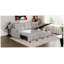 Canapé-lit convertible, canapé-lit modulaire escamotable avec charge USB et porte-gobelets, canapé-lit en forme de L avec rangement pour le salon-831894286