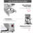 VIVOHOME Countertop Snow Cone Maker