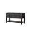 Meuble-lavabo double en chêne noir 60 po X P 22 po D