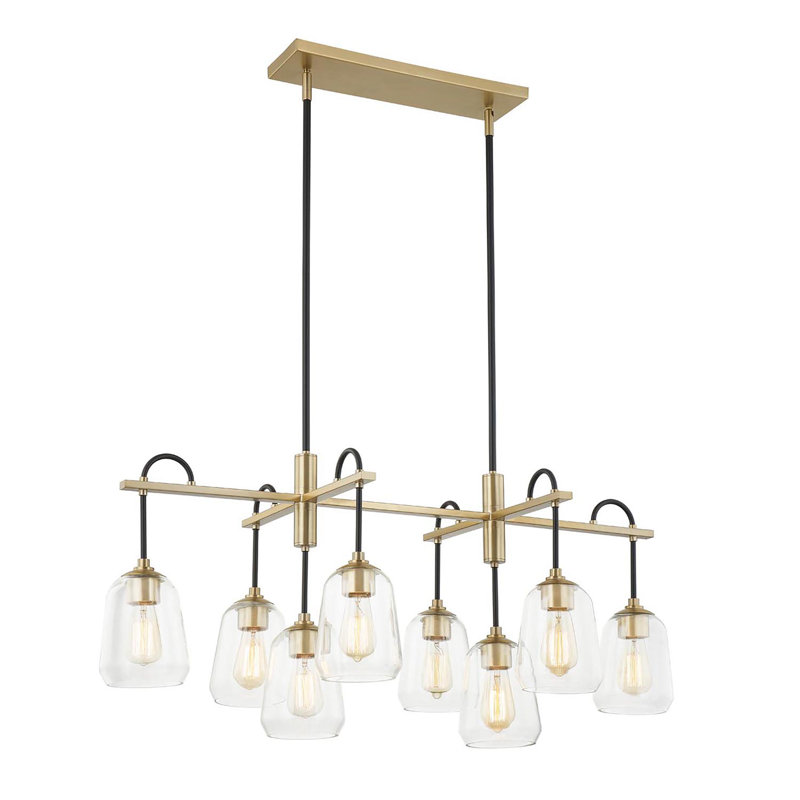 Lustre classique / traditionnel à 8 lumières à intensité variable Azaylee