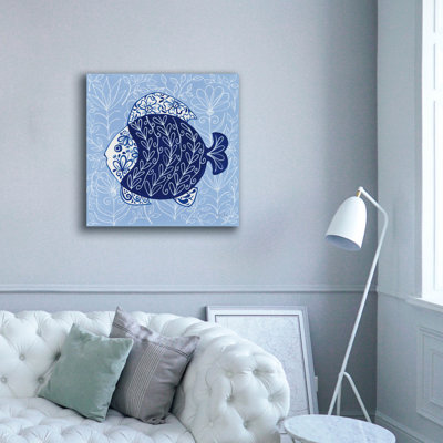 Epic Graffiti 'Coastal Chinoiserie 4' by Yvette St. Amant Canvas Wall Art