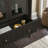 Aleric Modern Fluted Glass Bookshelf Cabinet-1623066701