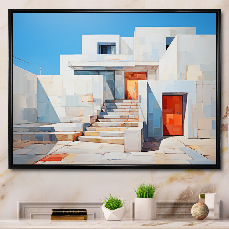 «Minimalisme accentue la simplicité», impression sur toile encadrée, H 24 po x l 32 po x P 1 po, Cadre flottant noir