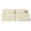 Canapé modulaire Boneless de 77 po Cloud Boneless, canapé Cloud moderne avec coussin d'assise et de dossier profond, canapé confortable sans pivot pour salon, chambre à coucher, appartement, housse amovible, aucun assemblage requis, beige-126450720