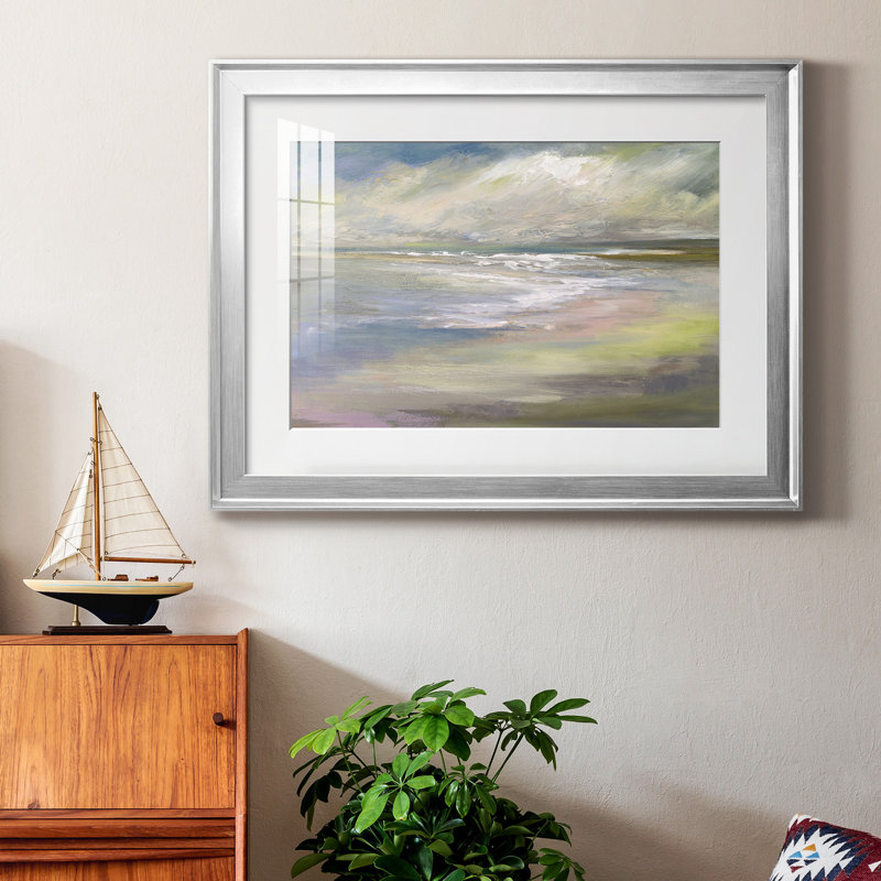 «Beach Light II», reproduction encadrée de qualité supérieure - prête à être accrochée, H 18,5 po x l 24,5 po x P 1 po