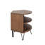 Table de coin en bois récupéré
