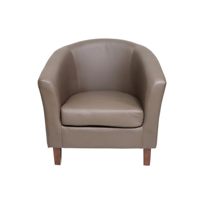 Mina Faux Leather Accent Chair