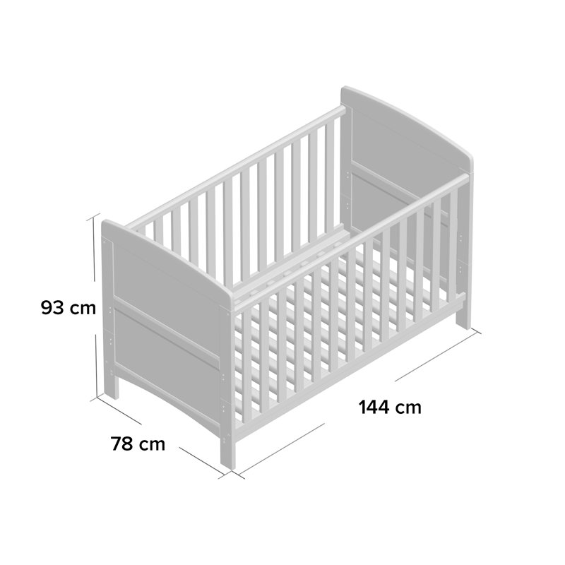 Grace Inspire Cot Bed - Unicorn