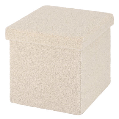 Itsel Square Solid Colour Ottoman with Storage