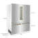 ZLINE 60" Autograph Edition 32.2 cu. ft. Built-in 4-Door French Door Refrigerator