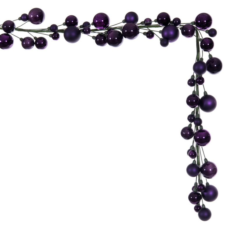 Guirlande Vickerman 6 pi., Prune