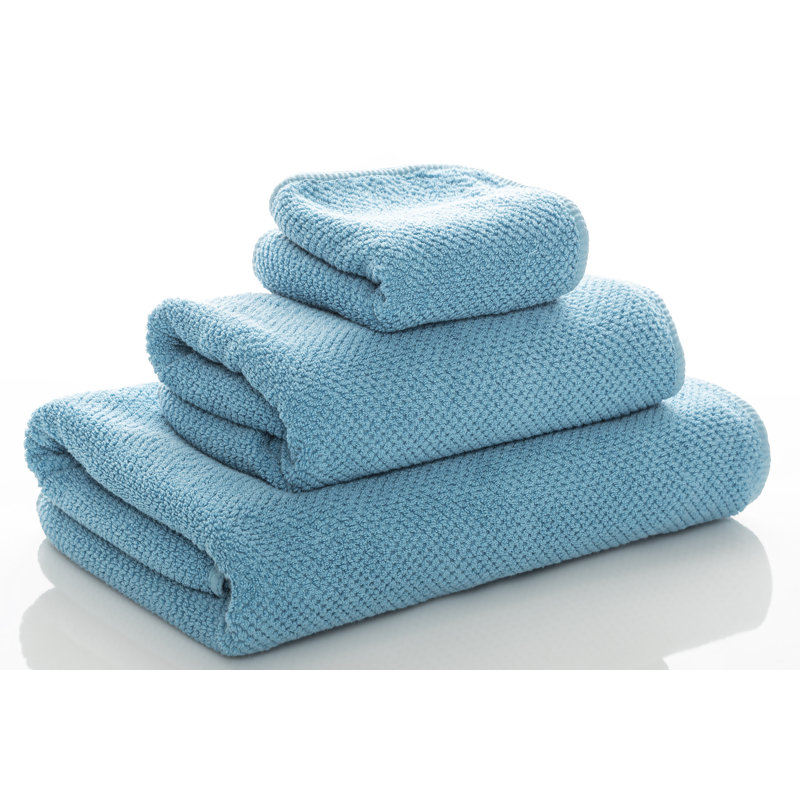 Bee Waffle Fingertip Towel, Petrol