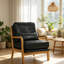 Fauteuil rembourré en tissu l 26 po