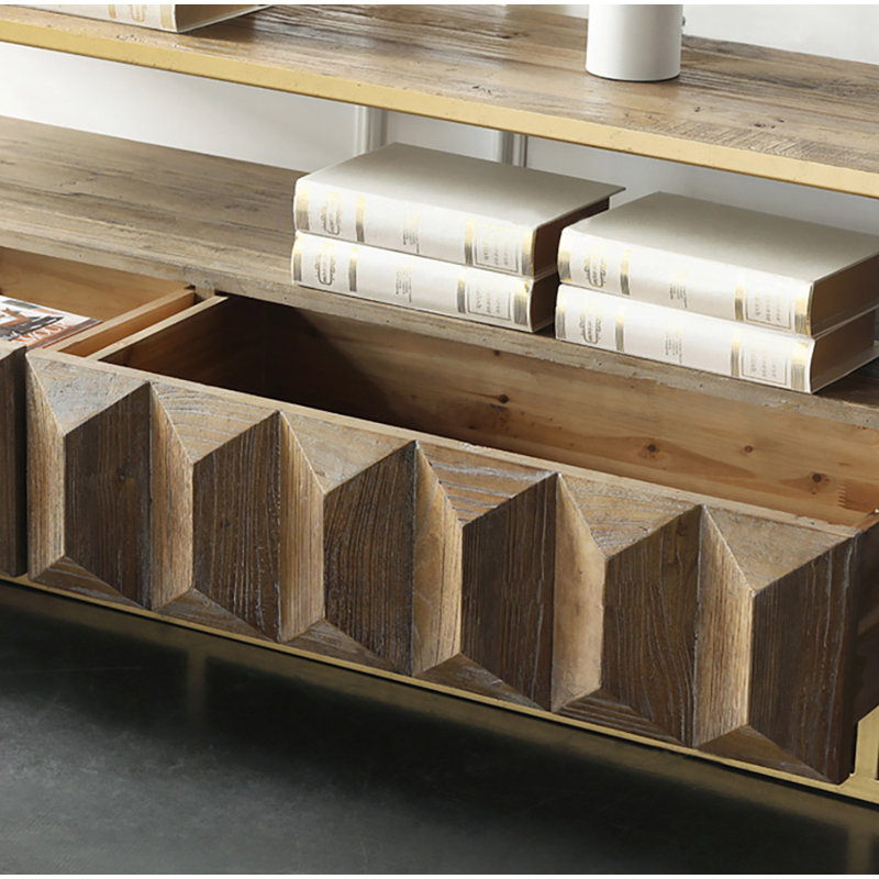 Bradninch 180cm Solid Wood Top Console Table