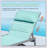 Patio Chaise Lounge Set of 3, Aluminum Pool Lounge Chairs with Side Table, Adjustable Recliner-1829601509