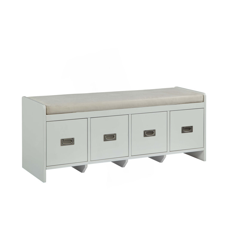 Banc rectangulaire avec rangement, banc de chambre