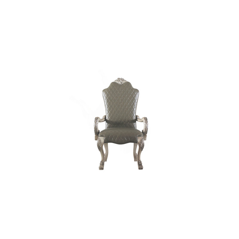 Chaise avec accoudoirs en cuir synthétique Dresde Dresde (ensemble de 2)