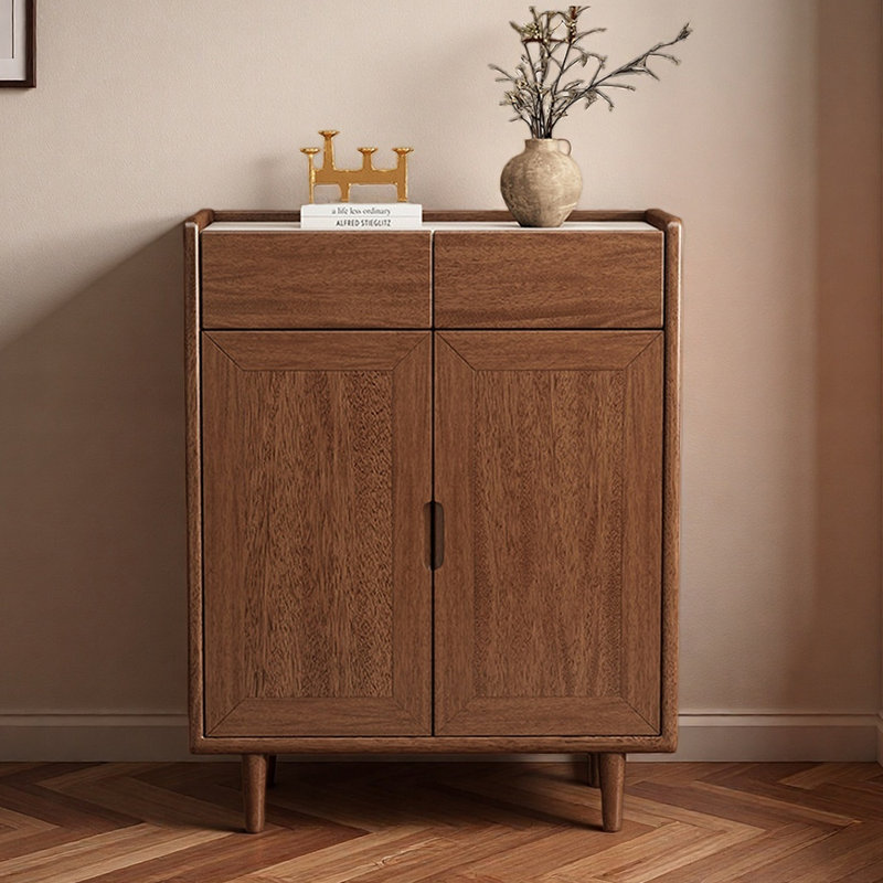 Retro style fashionable storage shoe cabinet