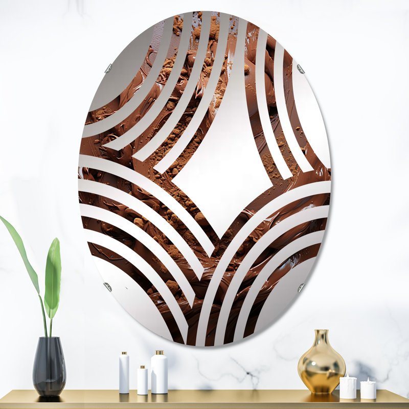 Hollenberg Oval Mirror, L 24 po x H 36 po
