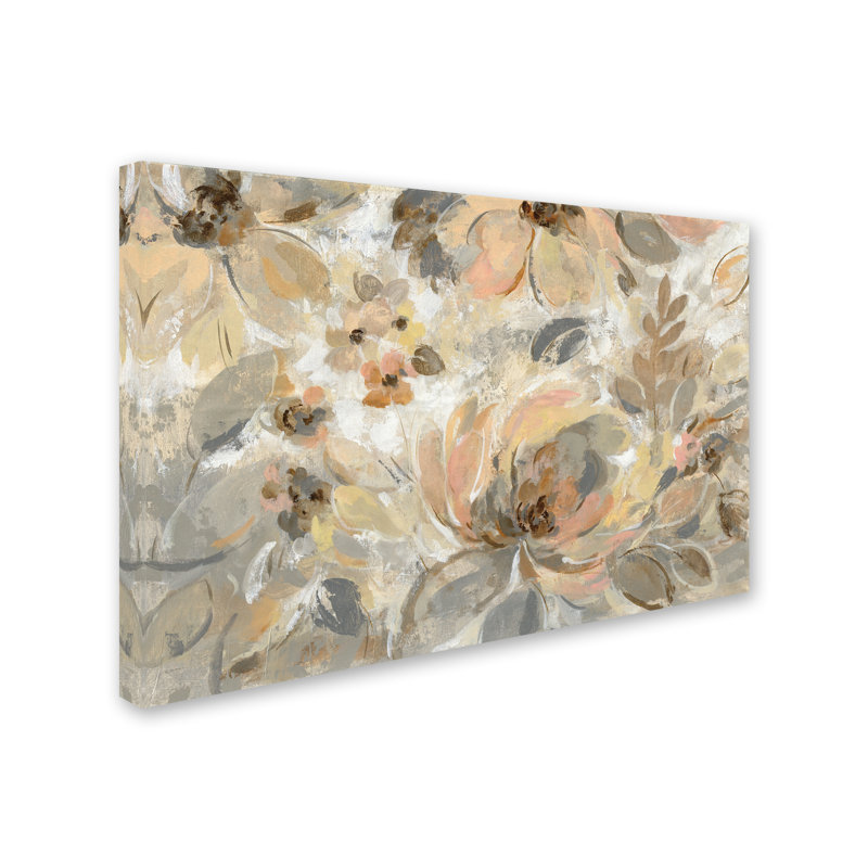 « ivoire floral », reproduction sur toile tendue, 16 po x 24 po