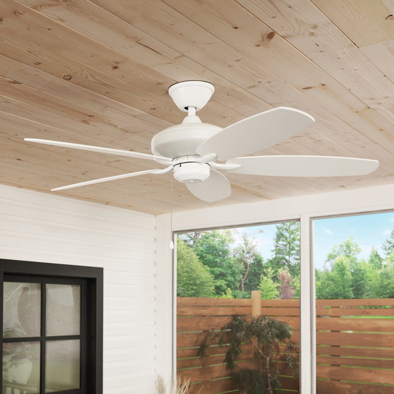 52'' Ceiling Fan, Matte White