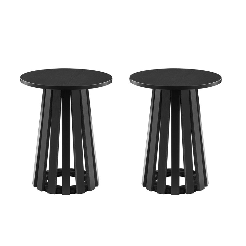 Table de bout Layla, Noir