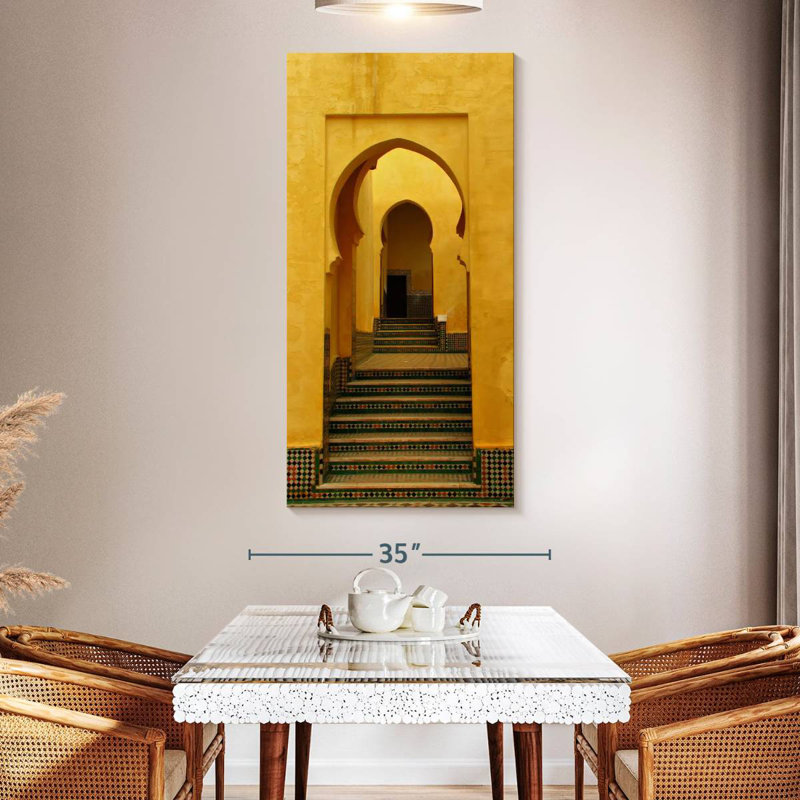 Arches de Meknès au Maroc, H 54 po x l 27 po