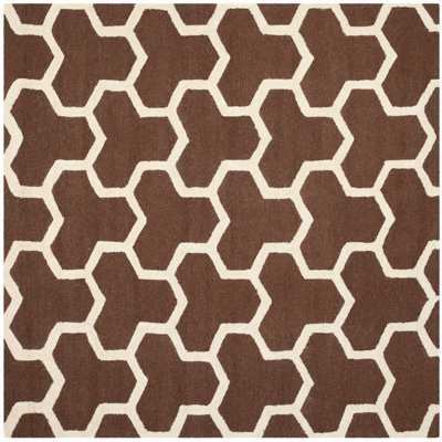 Deedgra Hand Tufted Wool Geometric Rug