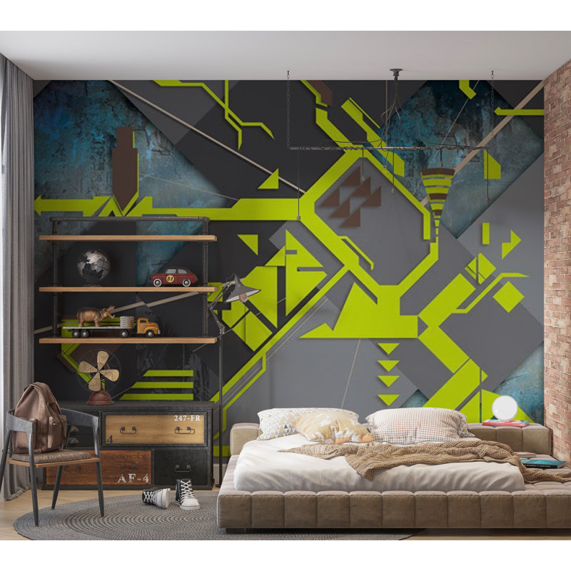 Murale Khian, L 90 po x l 118 po
