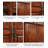 American-style retro solid wood wardrobe