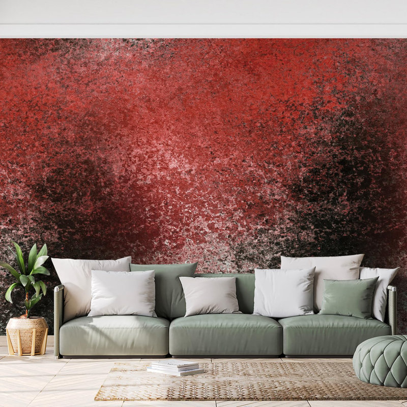 Grunge Abstract Stroke Peel & Stick Border, 108" L x 120" W