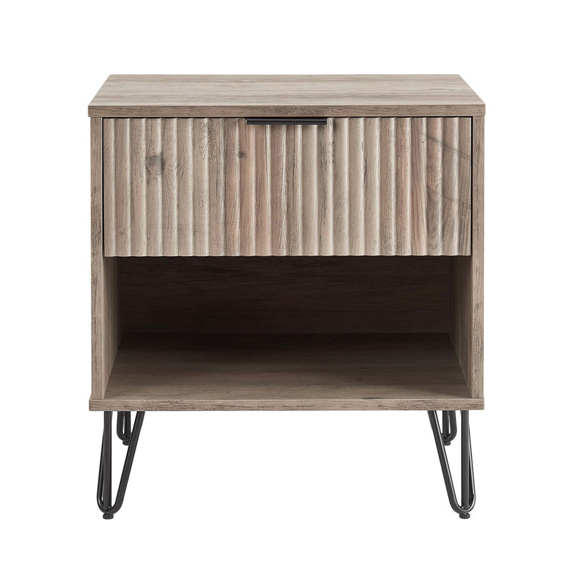Table de chevet 20 po Dumbo,  Grey/Black