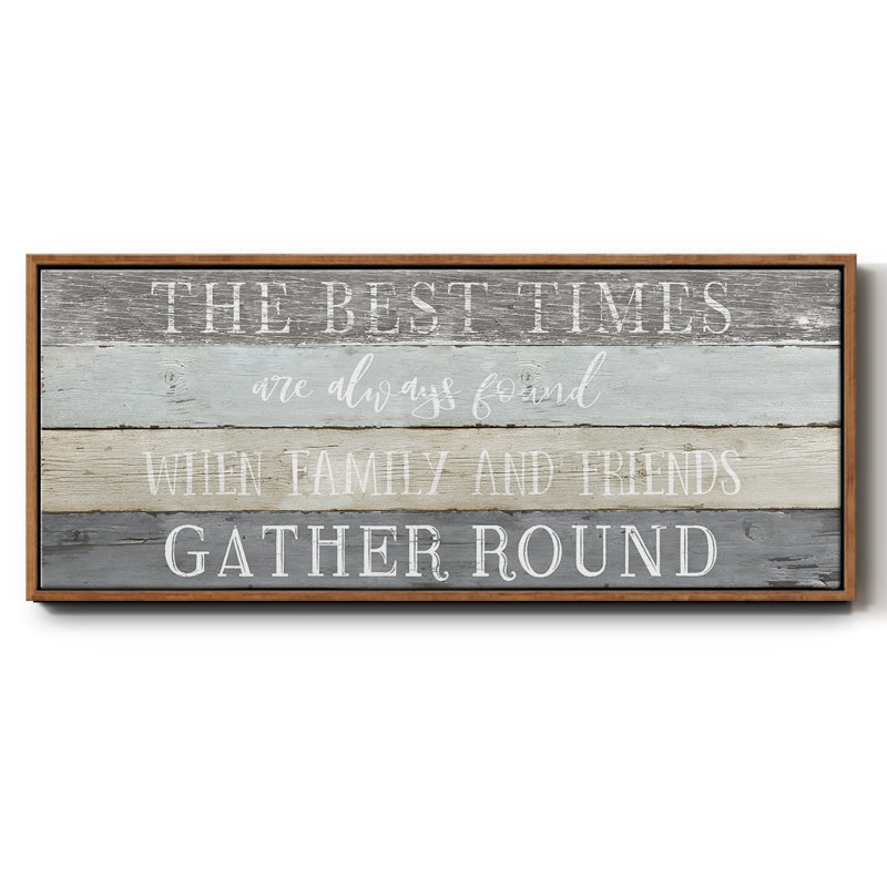 Best Times- Framed Canvas