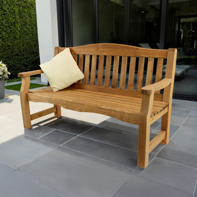 Solid Wood Outdoor Bench