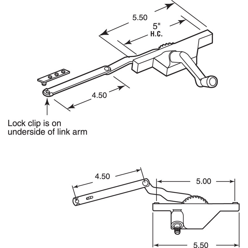 Keyless Sliding Window Lock Hardware