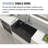 33" L x 18" W Single Bowl Fireclay Farmhouse Kitchen Sink with Sink Grid-86474761