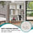 3-Tier Cube Bookcase, Mid-Century Modern Wood Shelf for Living Room, Bedroom or Office-277618834-277618861