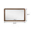 Commode miroir noyer