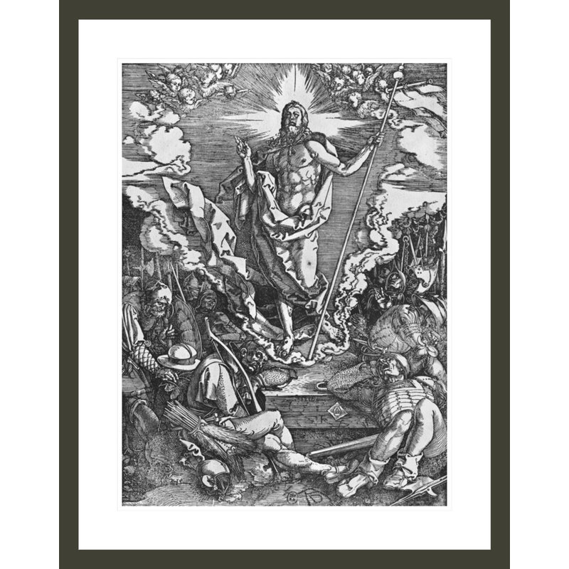 «Respiration» de la série «The Great Passion» par Albrecht Dürer, impression giclée sur cadre, H 29,5 po x l 23,37 po