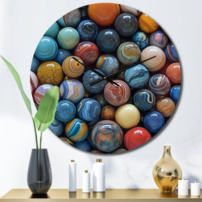 Horloge murale Mystical Marbles II