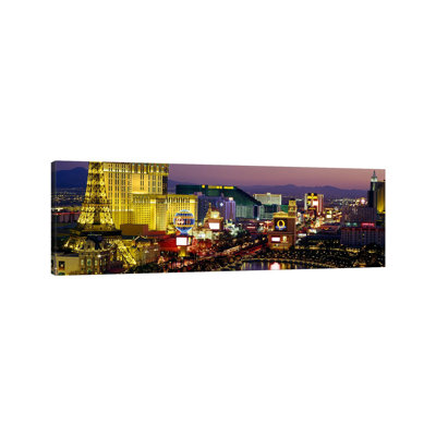 Las Vegas, Nevada, USA - Wrapped Canvas Panoramic Print