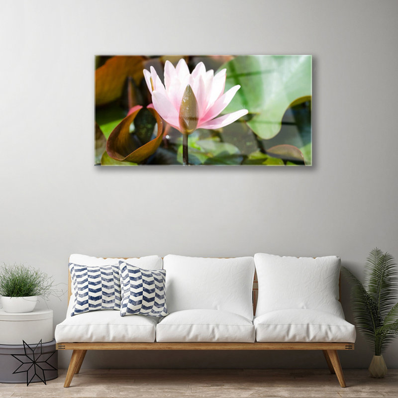 Flower Floral - Unframed Photograph on Glass