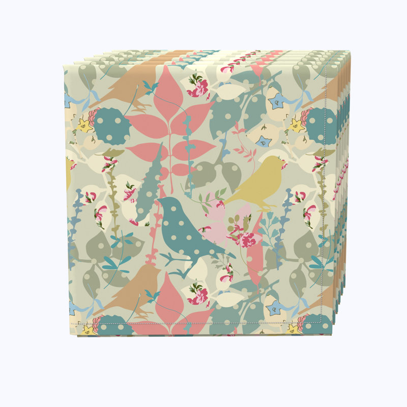 100% Cotton Animals/Nature Rectangle Napkin